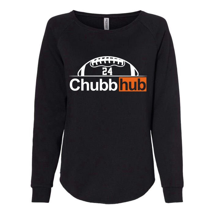 Chubbhub, Chubb Hub 24 Football Womens California Wash Sweatshirt