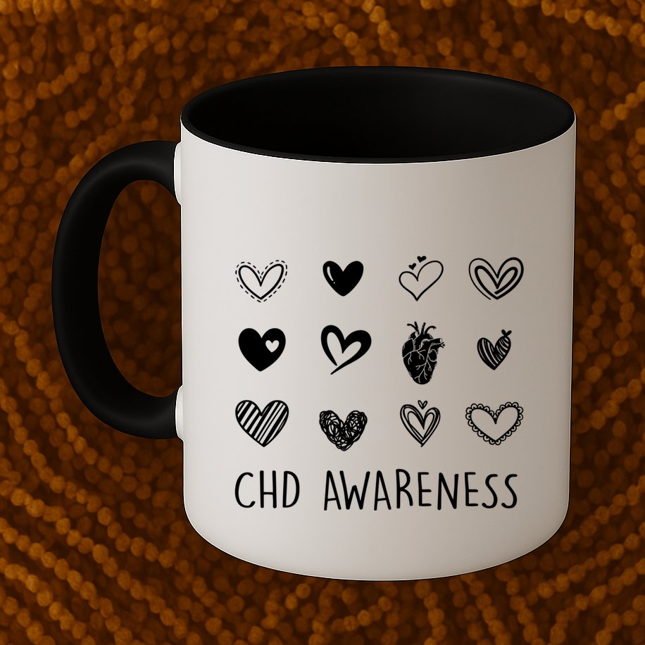 Chd Congenital Heart Disease Awareness Great Gift Mug