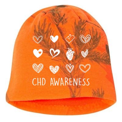 Chd Congenital Heart Disease Awareness Great Gift Kati - Camo Knit Beanie