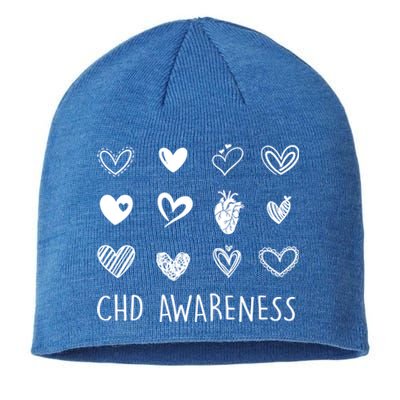 Chd Congenital Heart Disease Awareness Great Gift Sustainable Beanie