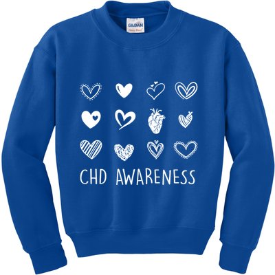 Chd Congenital Heart Disease Awareness Great Gift Kids Sweatshirt