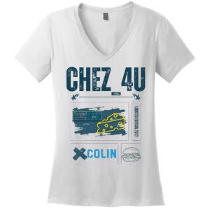 Chez_4u Women's V-Neck T-Shirt