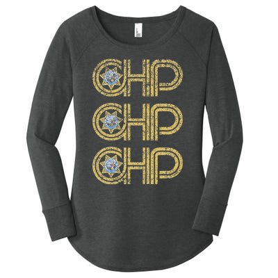 Chp California Highway Patrol Ca Police Law Enforcement Women's Perfect Tri Tunic Long Sleeve Shirt