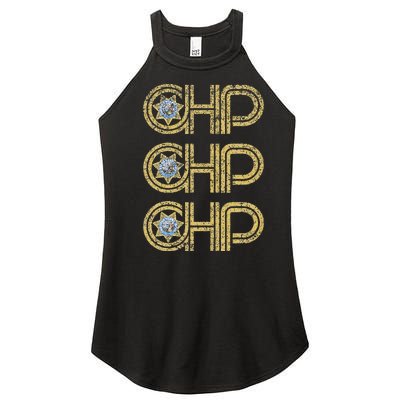 Chp California Highway Patrol Ca Police Law Enforcement Women’s Perfect Tri Rocker Tank