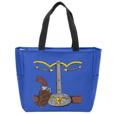 Cowboy Costume Halloween Costume Graphic Zip Tote Bag