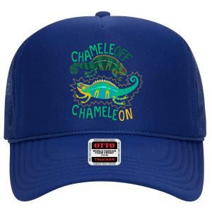 Chameleoff High Crown Mesh Back Trucker Hat