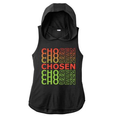 Chosen Ladies PosiCharge Tri-Blend Wicking Draft Hoodie Tank