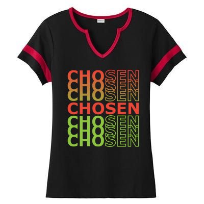 Chosen Ladies Halftime Notch Neck Tee