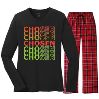 Chosen Women's Long Sleeve Flannel Pajama Set 