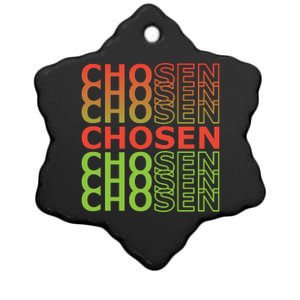 Chosen Ceramic Star Ornament