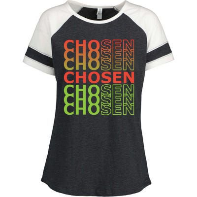 Chosen Enza Ladies Jersey Colorblock Tee