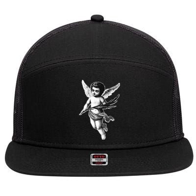 Cherub 7 Panel Mesh Trucker Snapback Hat