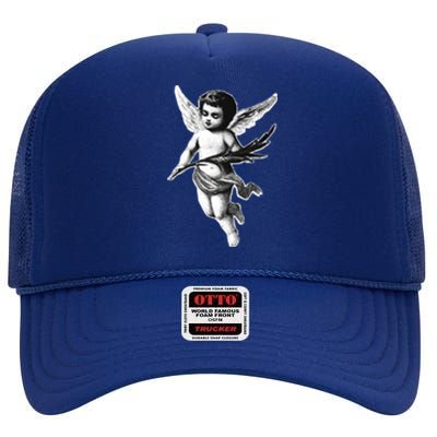 Cherub High Crown Mesh Back Trucker Hat