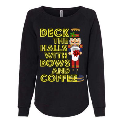 Coffee Christmas Holiday Nutcracker Gift Coffee Womens California Wash Sweatshirt