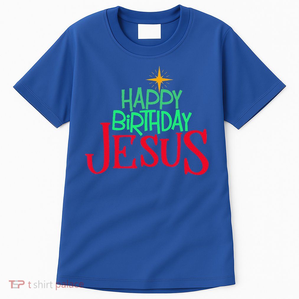 Christian Christmas HAPPY BIRTHDAY JESUS Gift Tall T-Shirt