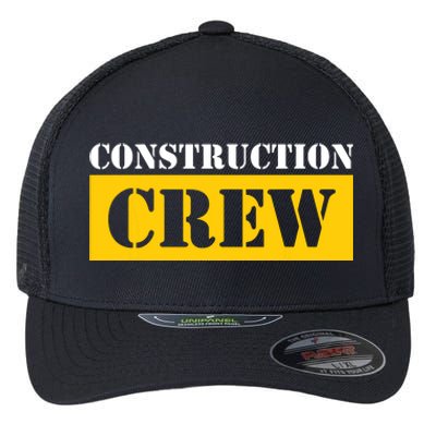 Construction Crew Highway Worker Flexfit Unipanel Trucker Cap