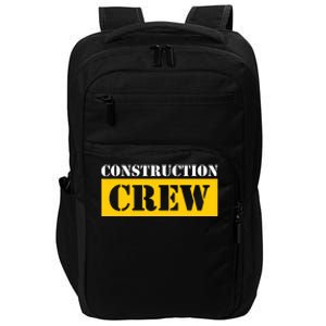 Construction Crew Highway Worker Impact Tech Backpack