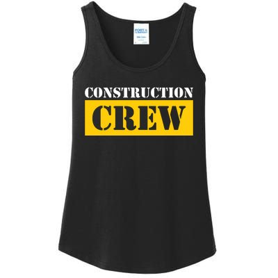 Construction Crew Highway Worker Ladies Essential Tank