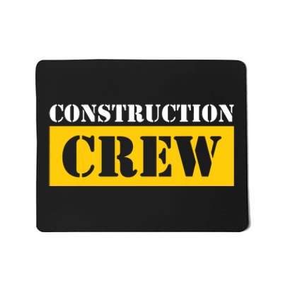 Construction Crew Highway Worker Mousepad