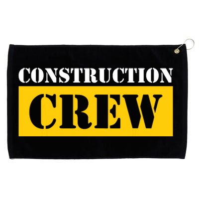 Construction Crew Highway Worker Grommeted Golf Towel