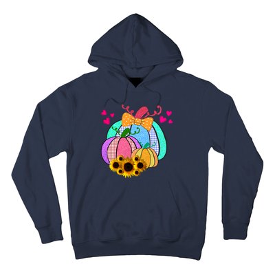 Colorful Cute Halloween Sunflower Pumpkin Hoodie