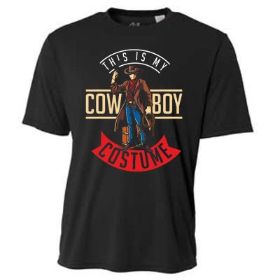 Cowboy Costume Halloween Western Gift Idea Cowboy Cooling Performance Crew T-Shirt