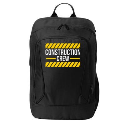 Construction Crew & Highway Worker City Backpack