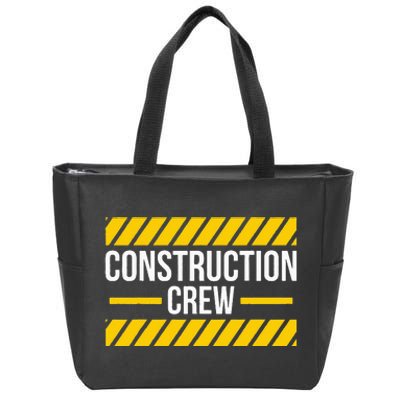 Construction Crew & Highway Worker Zip Tote Bag