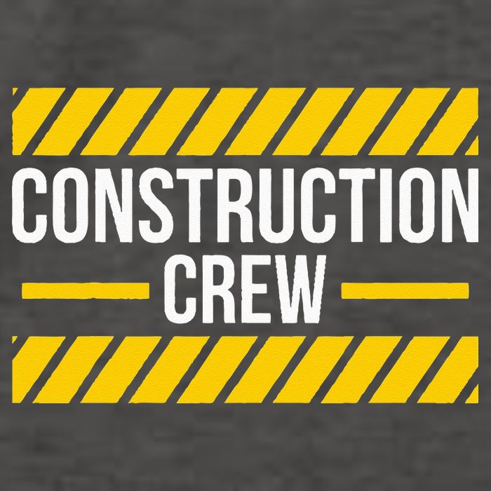 Construction Crew & Highway Worker Vector Backpack
