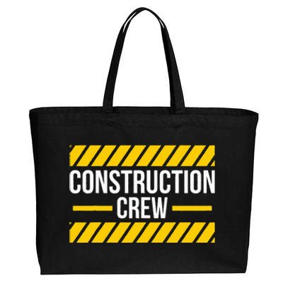 Construction Crew & Highway Worker Cotton Canvas Jumbo Tote