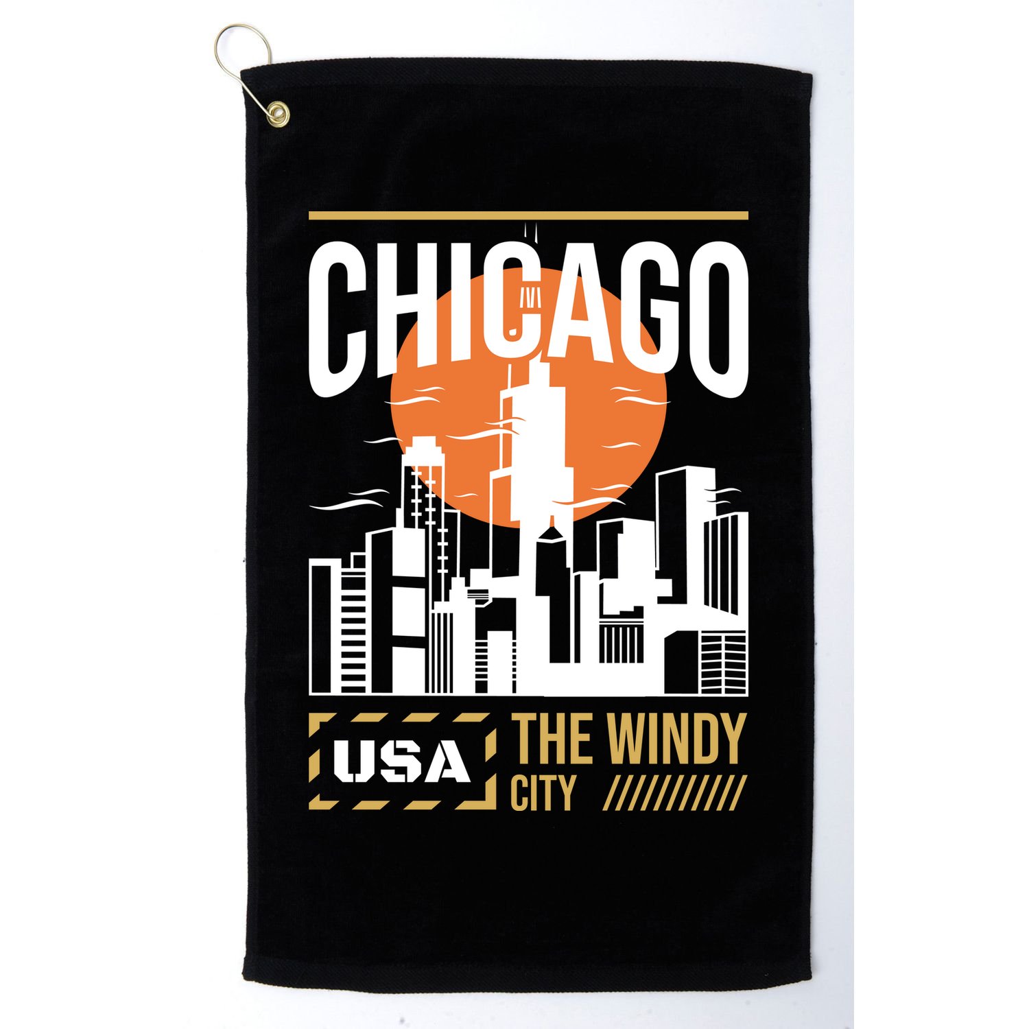 Chicago Golf Towel