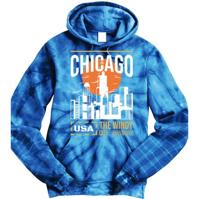 Chicago Tie Dye Hoodie