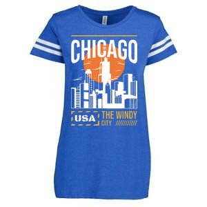 Chicago Enza Ladies Jersey Football T-Shirt