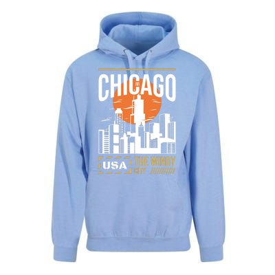 Chicago Unisex Surf Hoodie