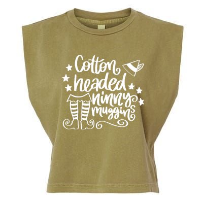 Christmas Cotton Headed Ninny Muggins Garment-Dyed Women's Muscle Tee