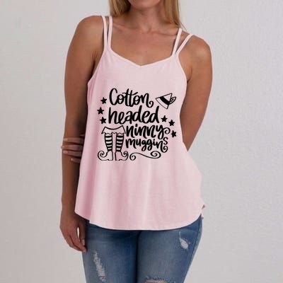 Christmas Cotton Headed Ninny Muggins Women's Strappy Tank