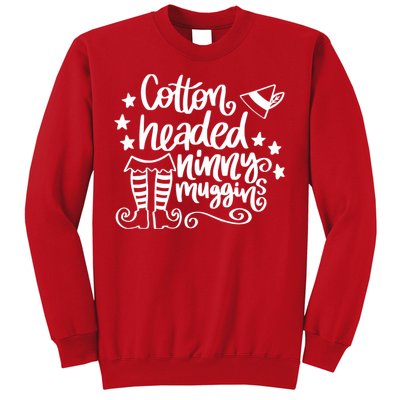 Christmas Cotton Headed Ninny Muggins Sweatshirt