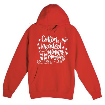 Christmas Cotton Headed Ninny Muggins Premium Pullover Hoodie