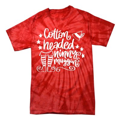 Christmas Cotton Headed Ninny Muggins Tie-Dye T-Shirt