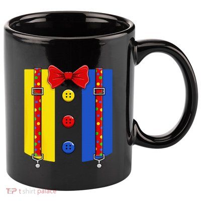 Clown Costume Halloween Circus Matching 11oz C Handle Ceramic Mug