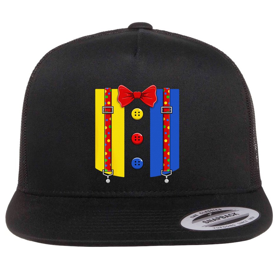 Clown Costume Halloween Circus Matching Flat Bill Trucker Hat