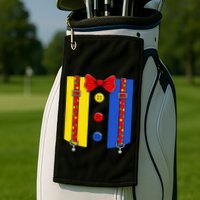 Clown Costume Halloween Circus Matching Golf Towel