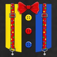 Clown Costume Halloween Circus Matching Golf Towel