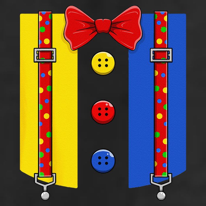 Clown Costume Halloween Circus Matching Golf Towel