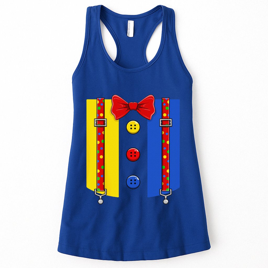 Clown Costume Halloween Circus Matching Womens Tank Top