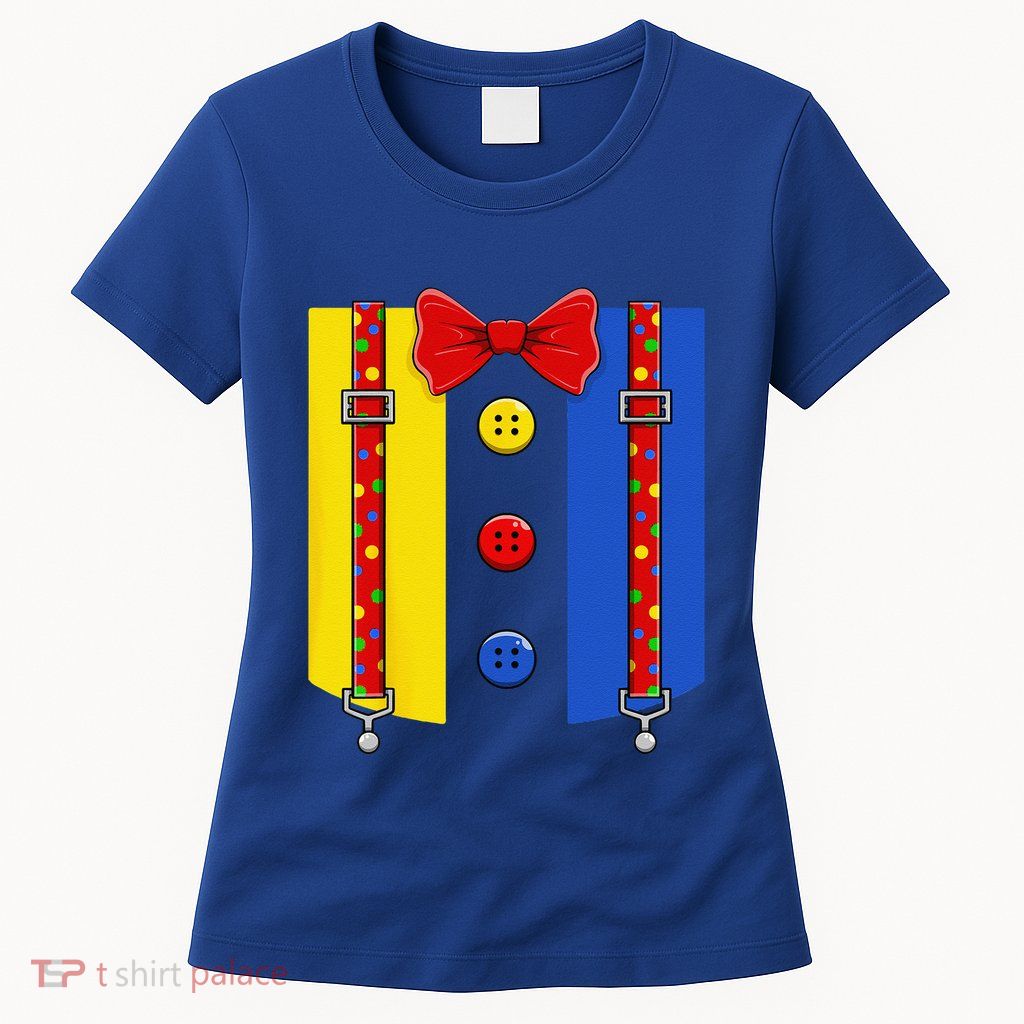 Clown Costume Halloween Circus Matching Womens T-Shirt