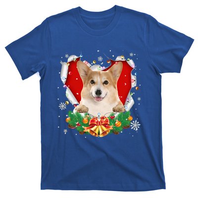 Corgi Christmas Heart Santa Dog Lovers Ugly Sweater Xmas Gift T-Shirt