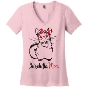 Chinchilla Women's V-Neck T-Shirt