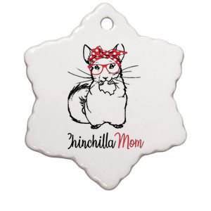 Chinchilla Ceramic Star Ornament