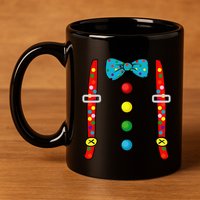 Clown Costume Halloween Funny Circus Clown DIY Costume 11oz C Handle Ceramic Mug